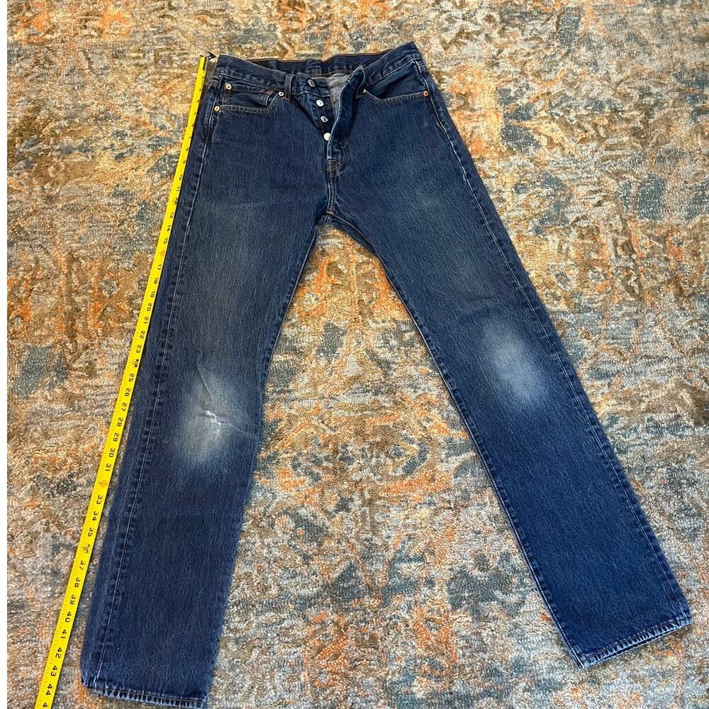 Levi’s 501 Jeans W32 L36 Button Fly Dark Wash USA